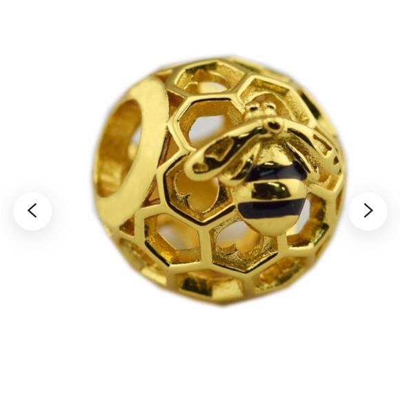 💛🐝🍯💛Honeybee and Honey Charm Fits All Pandora Bracelets💛🍯🐝💛 - Picture 3 of 4